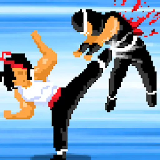 
kung fu pixel game image 
